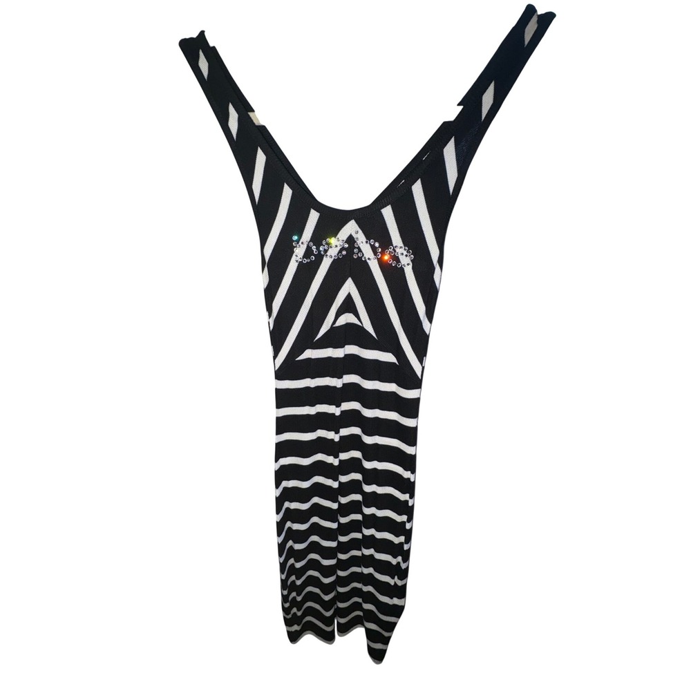 Bebe Black &‎ White Bodycon Dress – Size XS – New Without Tags – Stretchy